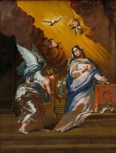 Follower of Franz Thaddaus Menteler II (1715 - 1794), c. 1780, Annunciation
